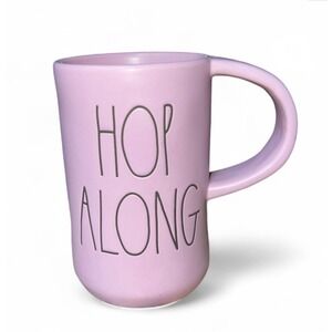 Rae‎ Dunn "Hop Along" Mug Pink Artisan Collection By Magenta Dishwasher Safe